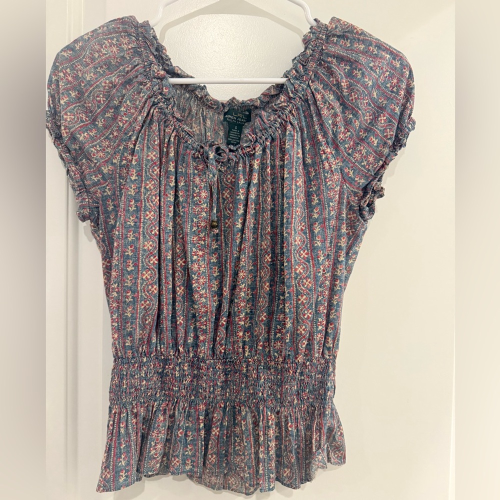 Ralph Lauren Multicolor Patterned Blouse
